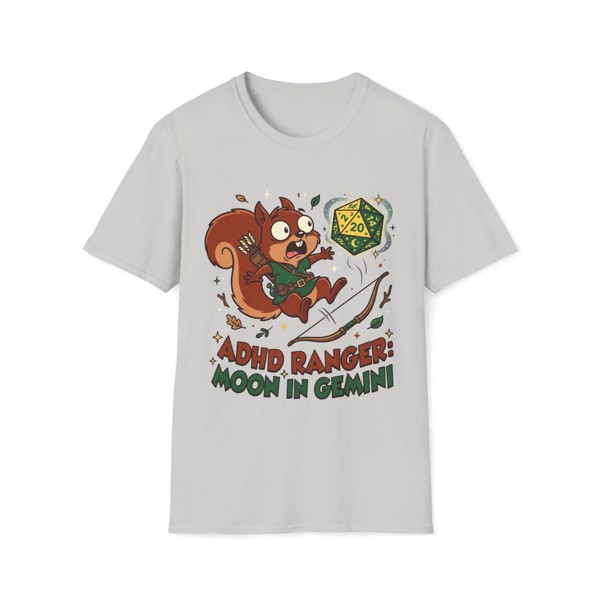 ADHD Ranger: Moon In Gemini T-shirt