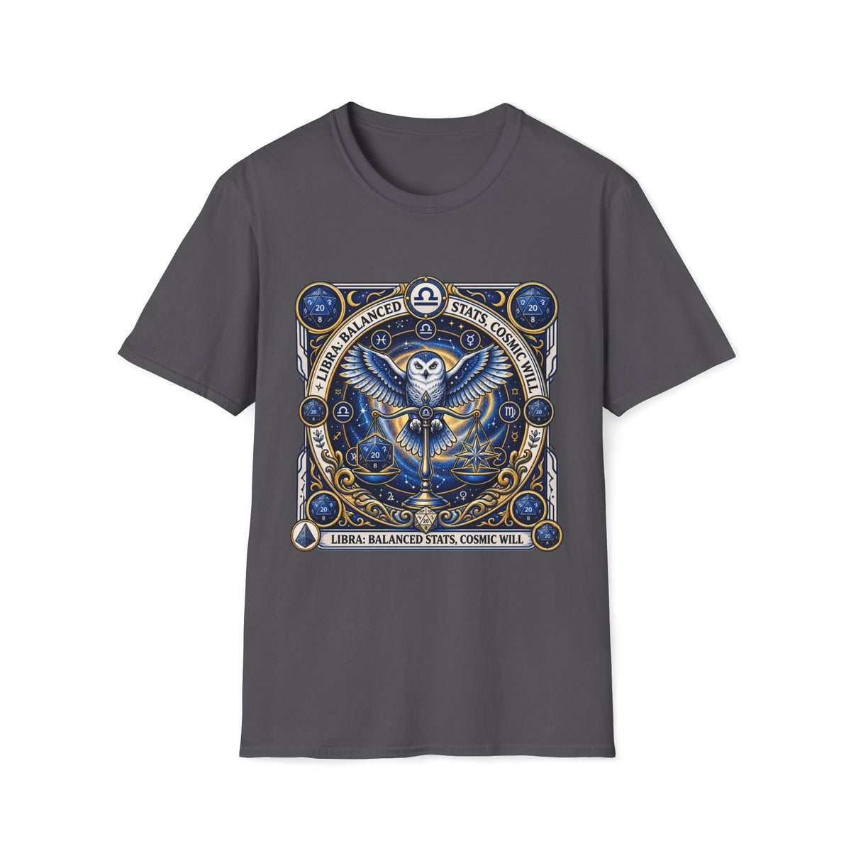 Libra: Balanced Stats: Cosmic Will T-shirt