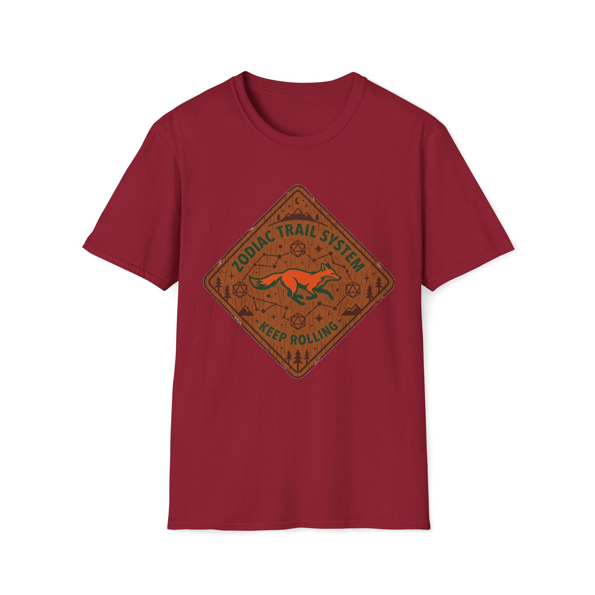 Zodiac Trail System Keep Rolling T-shirt