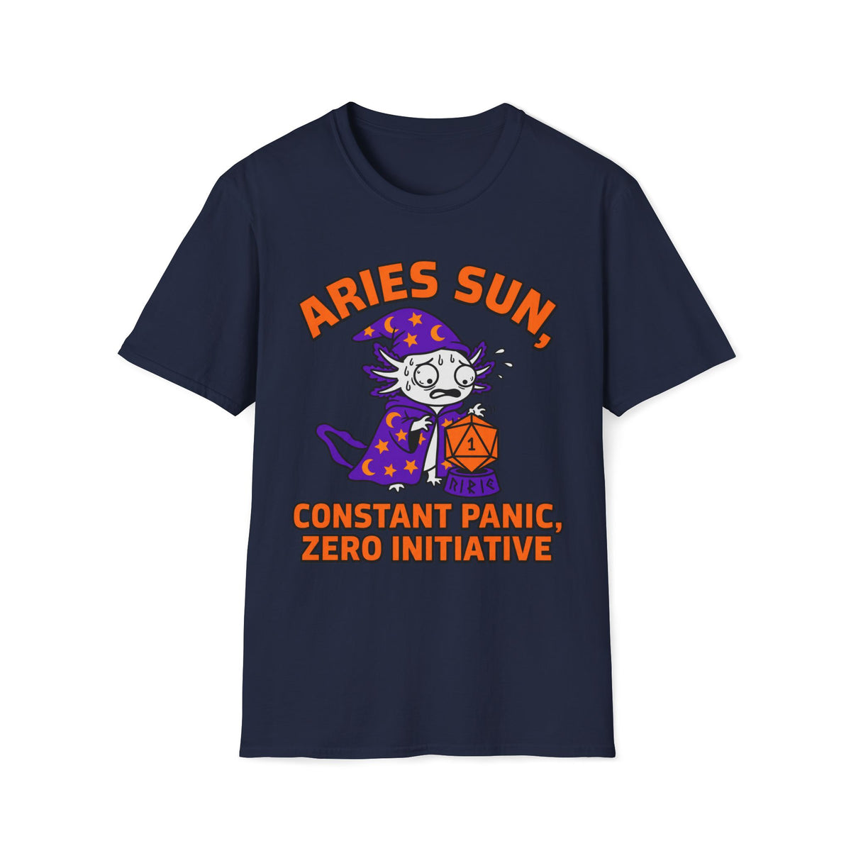 Aries Sun, Constant Panic, Zero Initiative T-shirt
