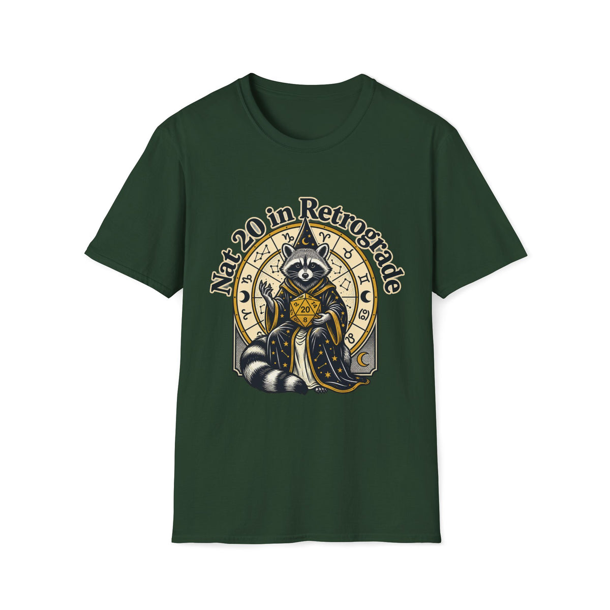 Nat 20 in Retrograde T-shirt