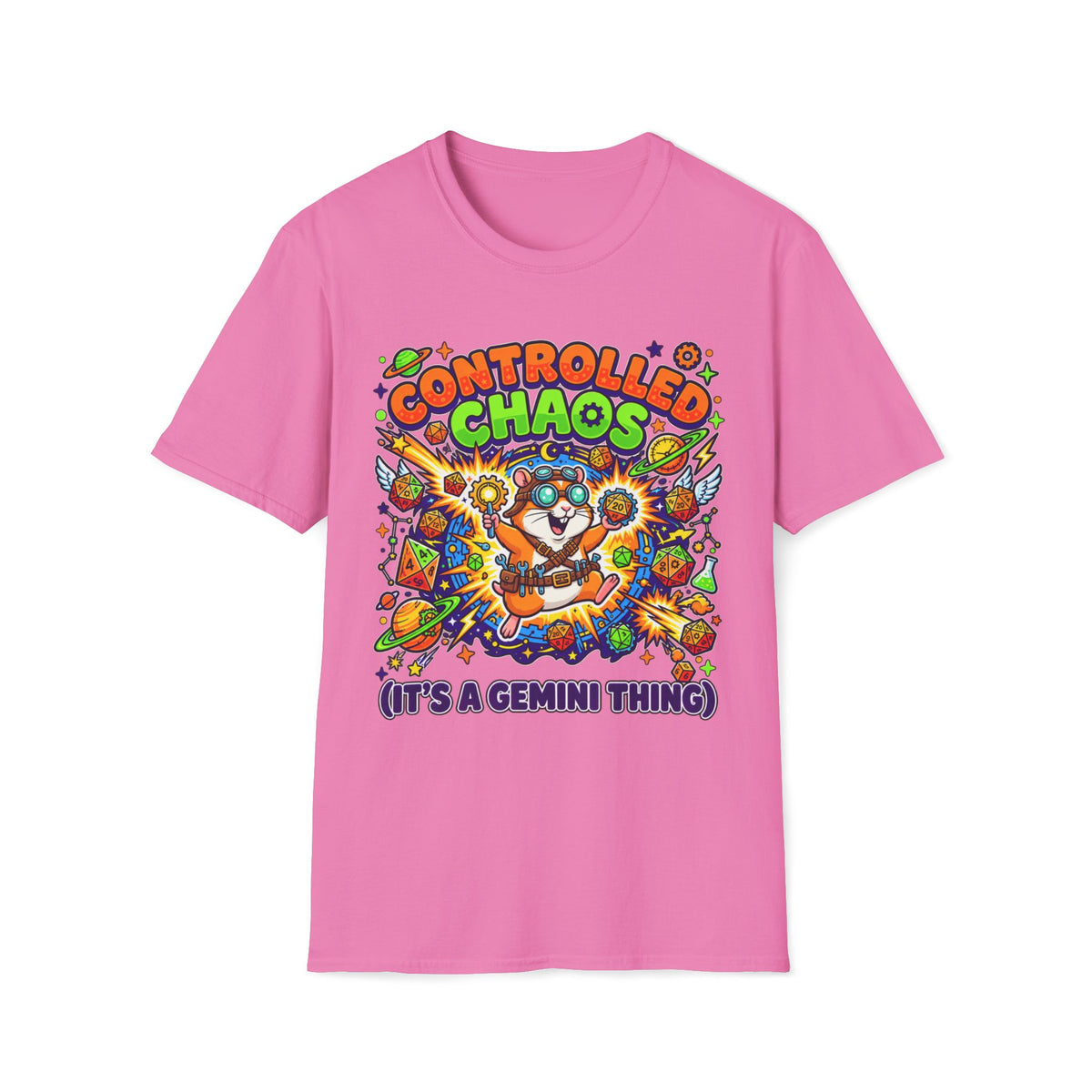 Controlled Chaos (It's A Gemini Thing) T-shirt