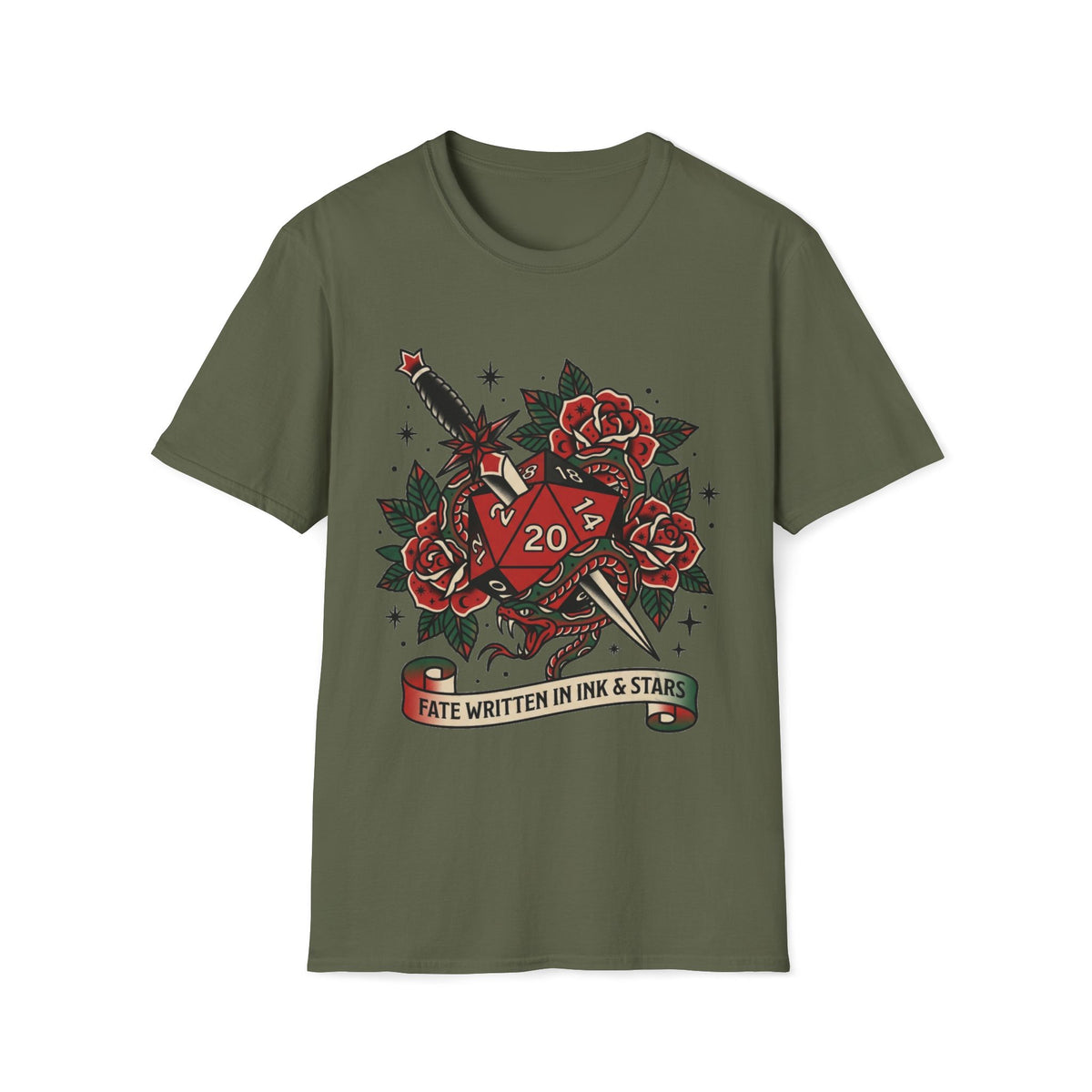 Fate Written In Ink & Stars T-shirt