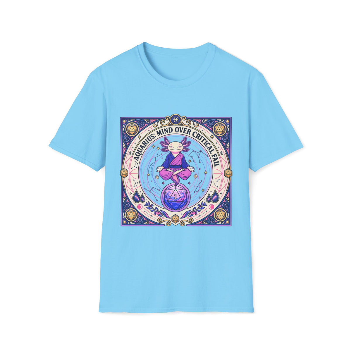 Aquarius: Mind Over Critical Fail T-shirt