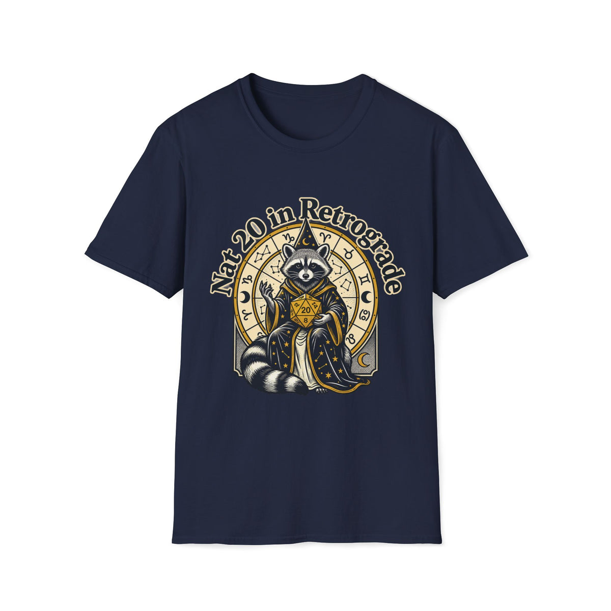 Nat 20 in Retrograde T-shirt
