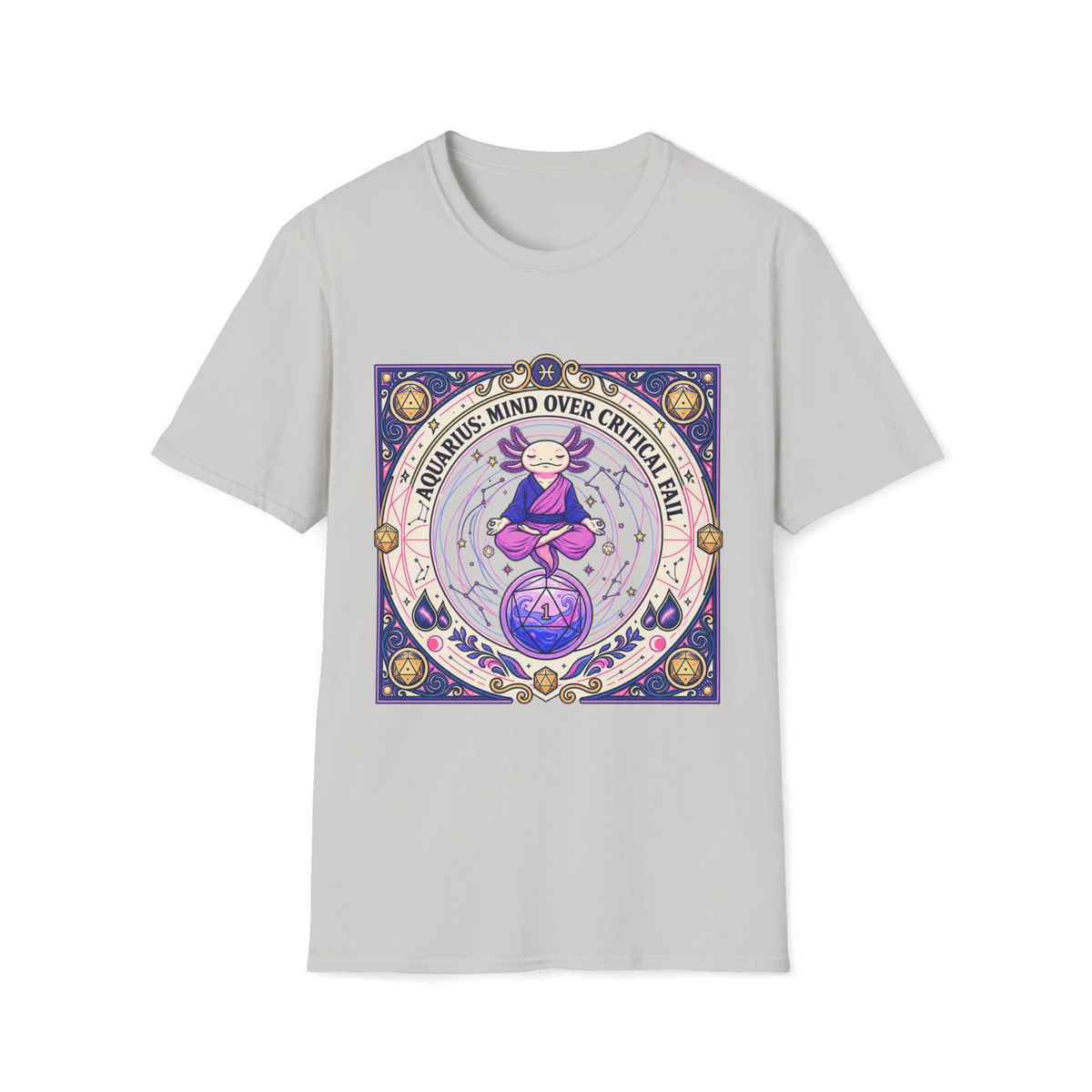 Aquarius: Mind Over Critical Fail T-shirt