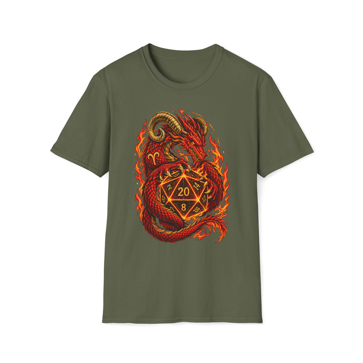 Cosmic Guardian of the Sacred D20 T-shirt