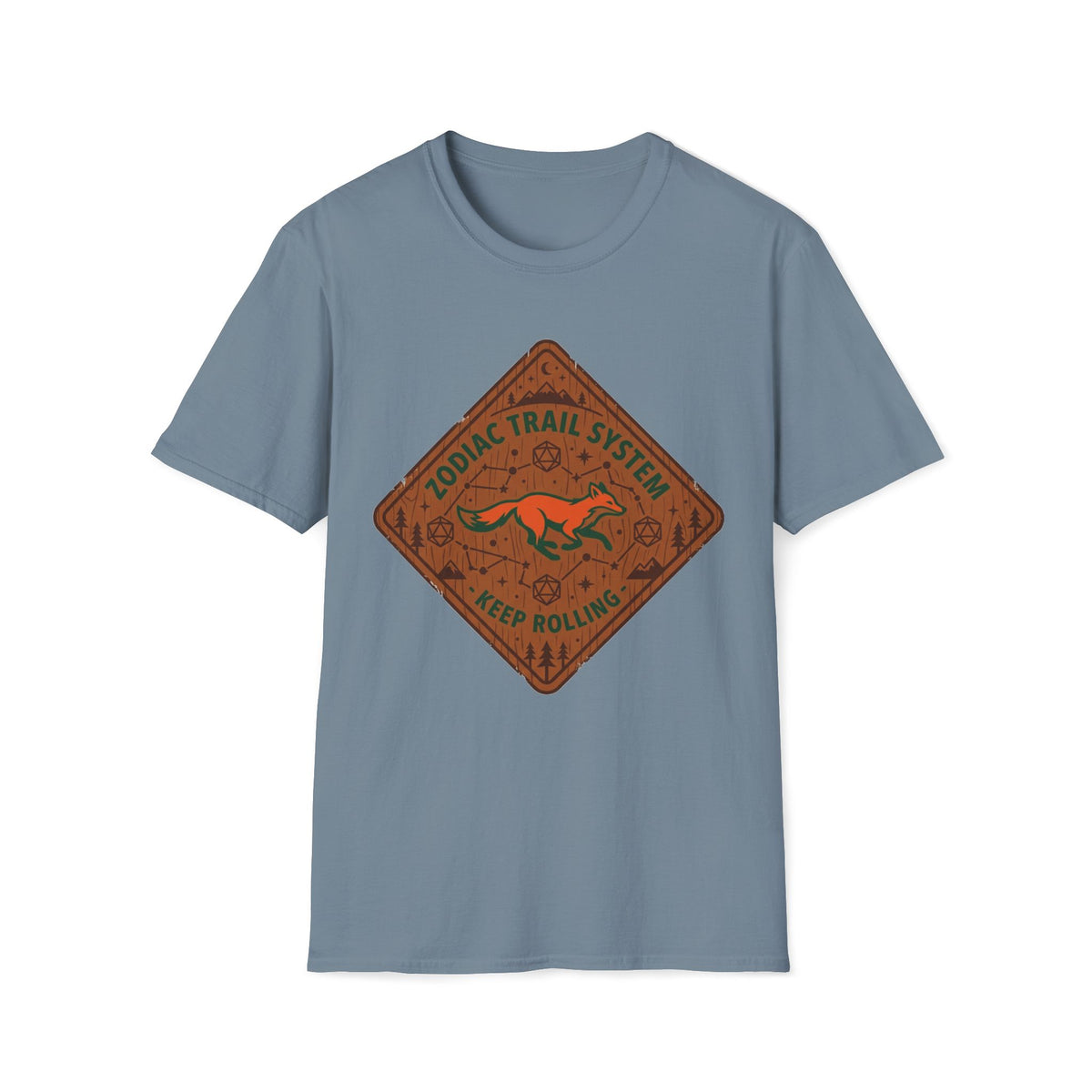 Zodiac Trail System Keep Rolling T-shirt