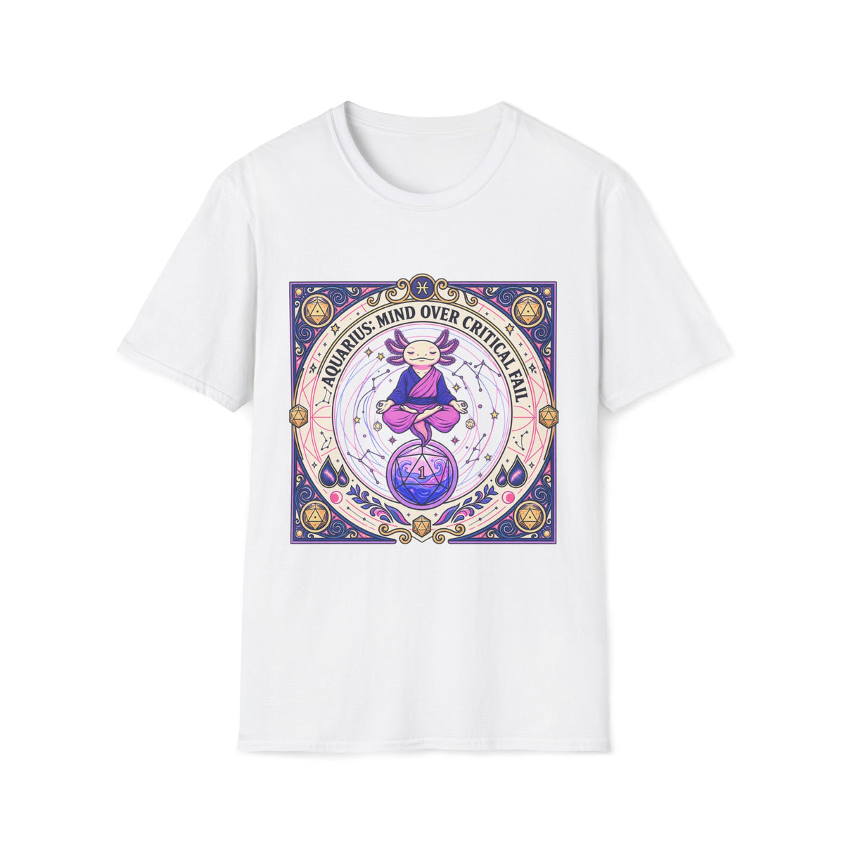 Aquarius: Mind Over Critical Fail T-shirt
