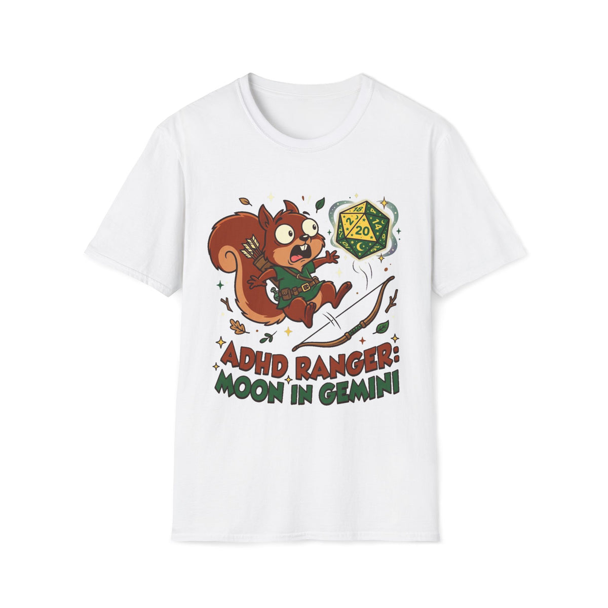 ADHD Ranger: Moon In Gemini T-shirt