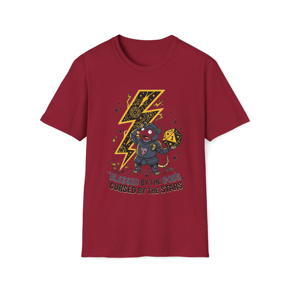 Blessed By The Gods, Cursed By The Stars T-shirt