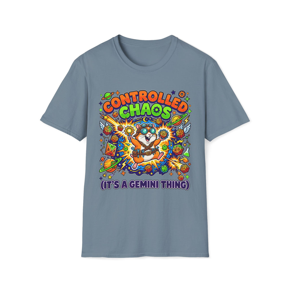 Controlled Chaos (It's A Gemini Thing) T-shirt