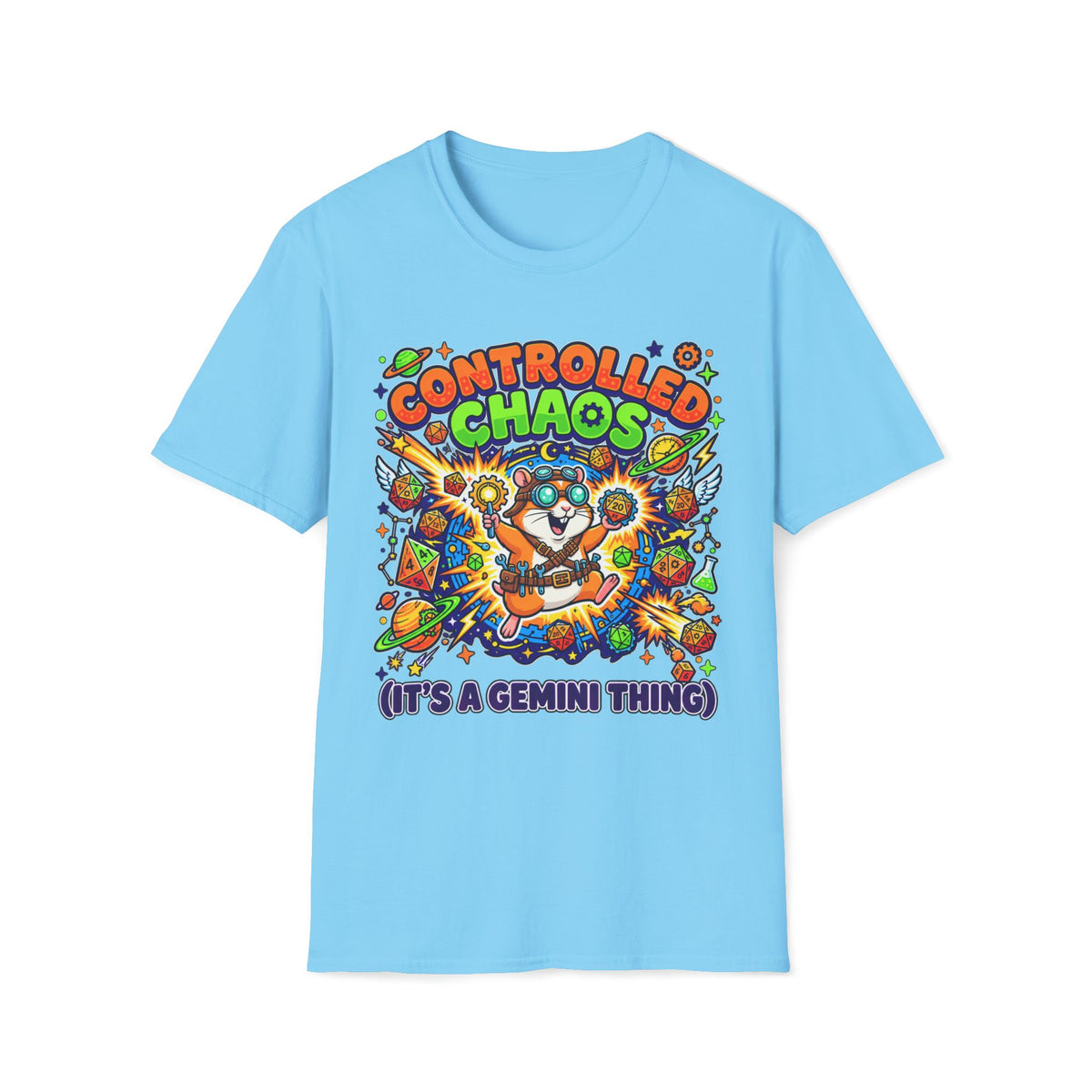Controlled Chaos (It's A Gemini Thing) T-shirt
