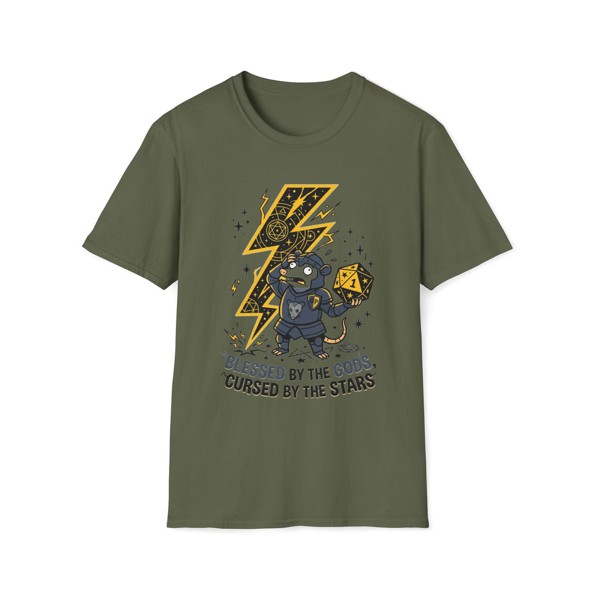 Blessed By The Gods, Cursed By The Stars T-shirt