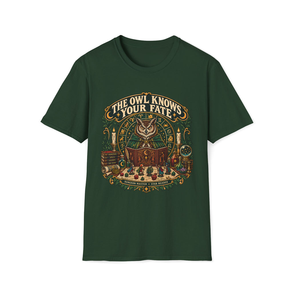 The Owl Knows Your Fate T-shirt
