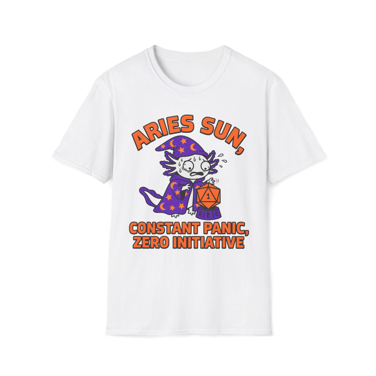 Aries Sun, Constant Panic, Zero Initiative T-shirt