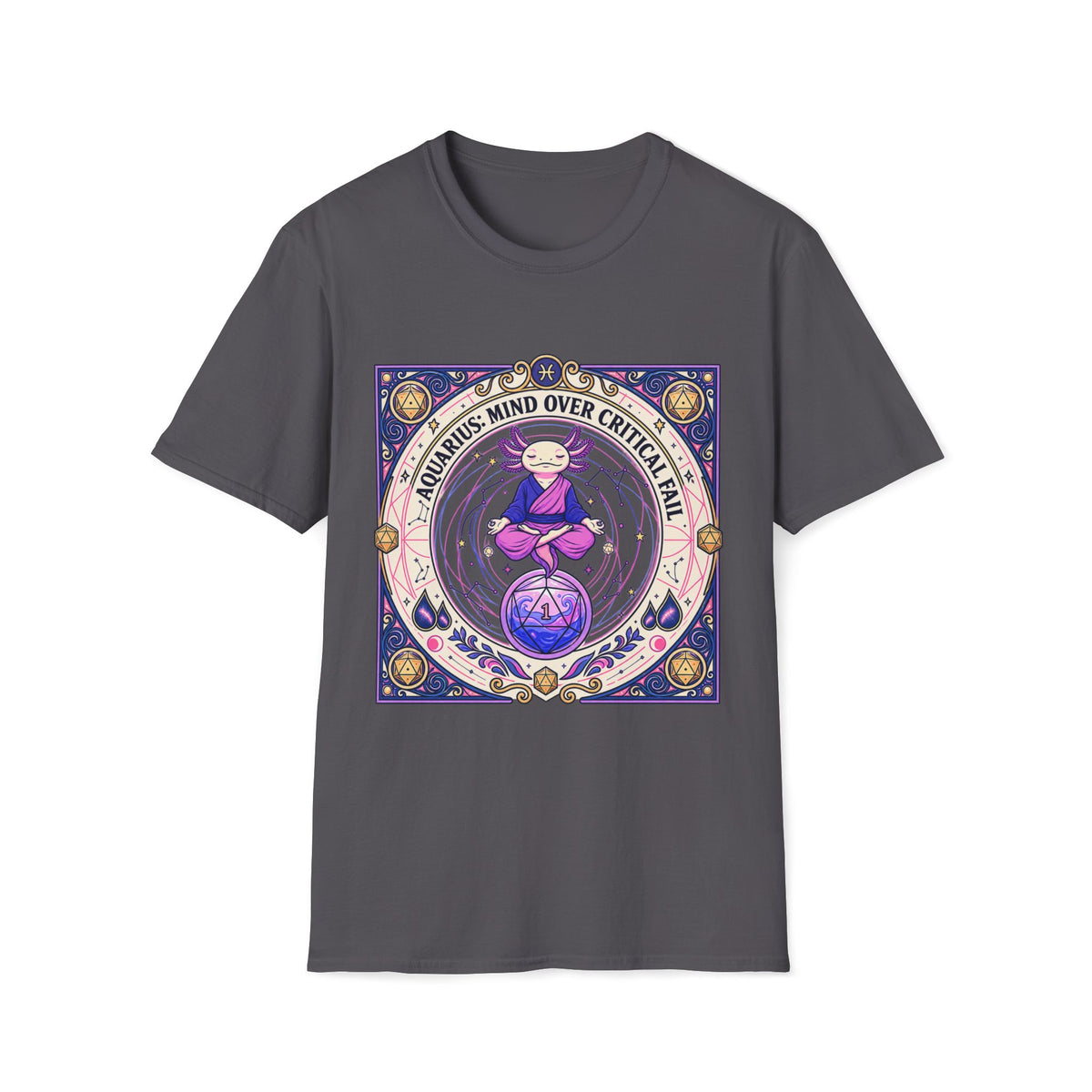 Aquarius: Mind Over Critical Fail T-shirt