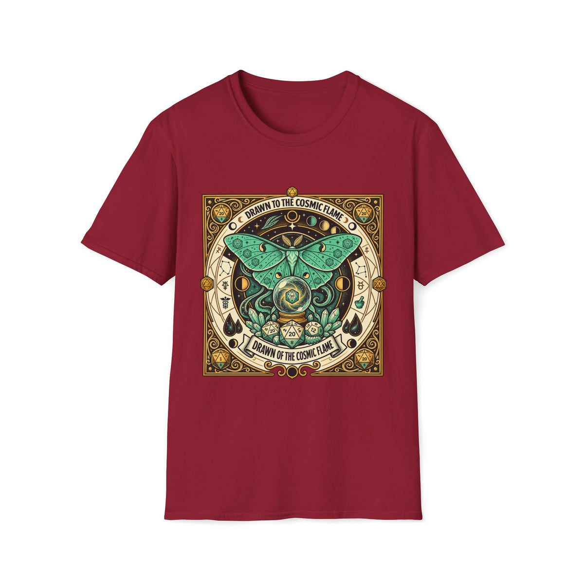 Drawn to the Cosmic Flame T-shirt