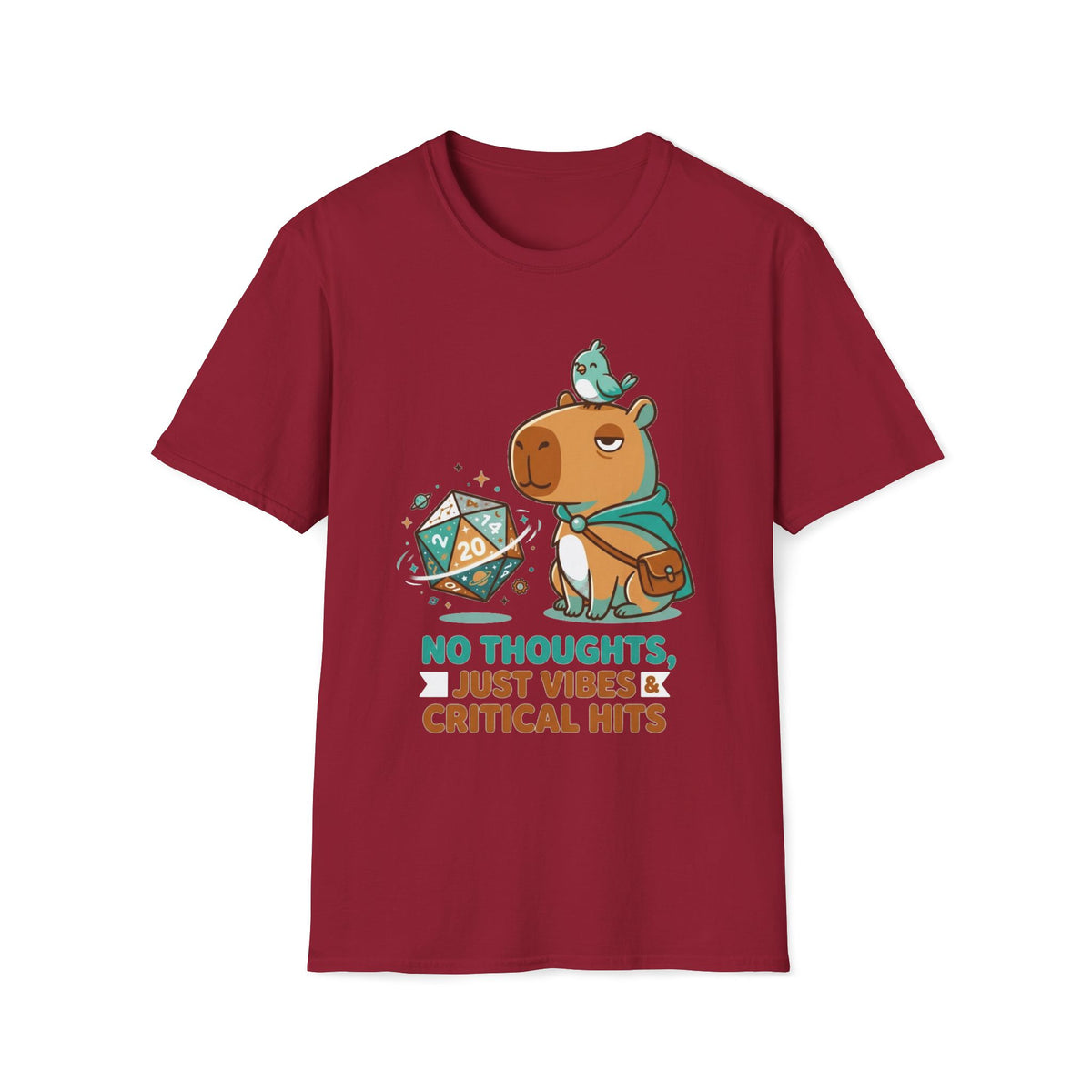 No Thoughts, Just Vibes & Critical Hits T-shirt